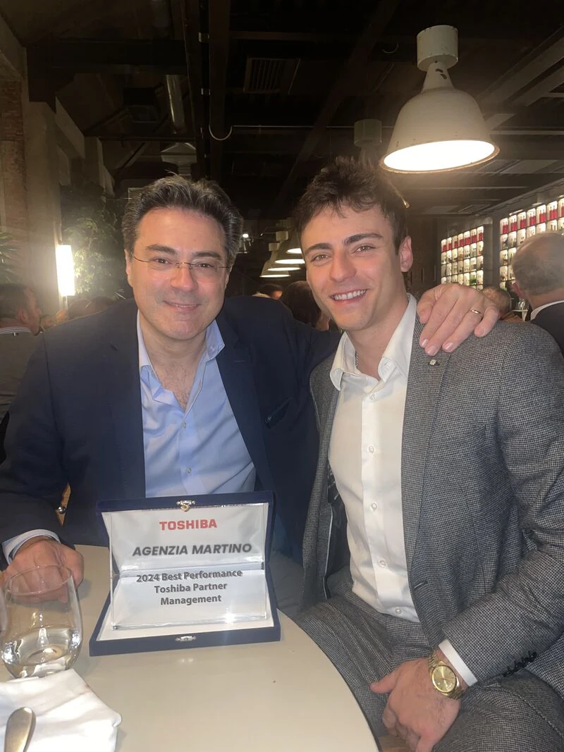 Agenzia Martino premiata da Toshiba: 2024 Best Performance Toshiba Partner Management